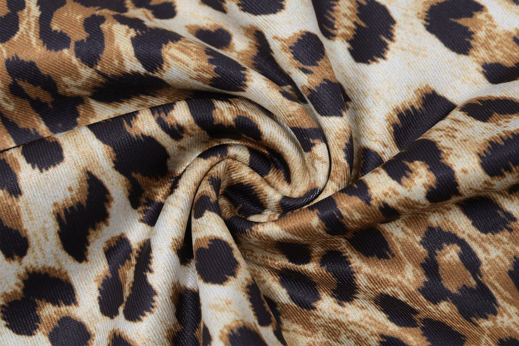 Leopard Mini Skirt Set