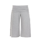Zelia High-Waist Wide-Leg Capri Pants