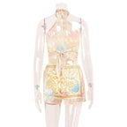 Ilya Seashell Scarf Top & Shorts Set