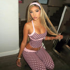 Noemi Polka Dot Flare Pants Set