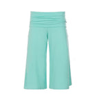 Zelia High-Waist Wide-Leg Capri Pants