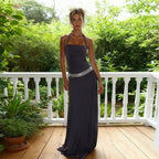 Ysena Sequin Waist Maxi Dress