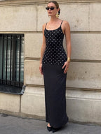 Polka Dot Cami Maxi Dress