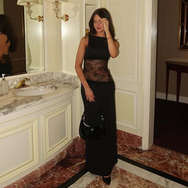 Lavinia Lace Waist Maxi Dress