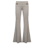 Primrose Floral Embroidered Flare Pants