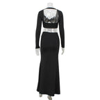 Alviana Ring Cut-Out Maxi Set