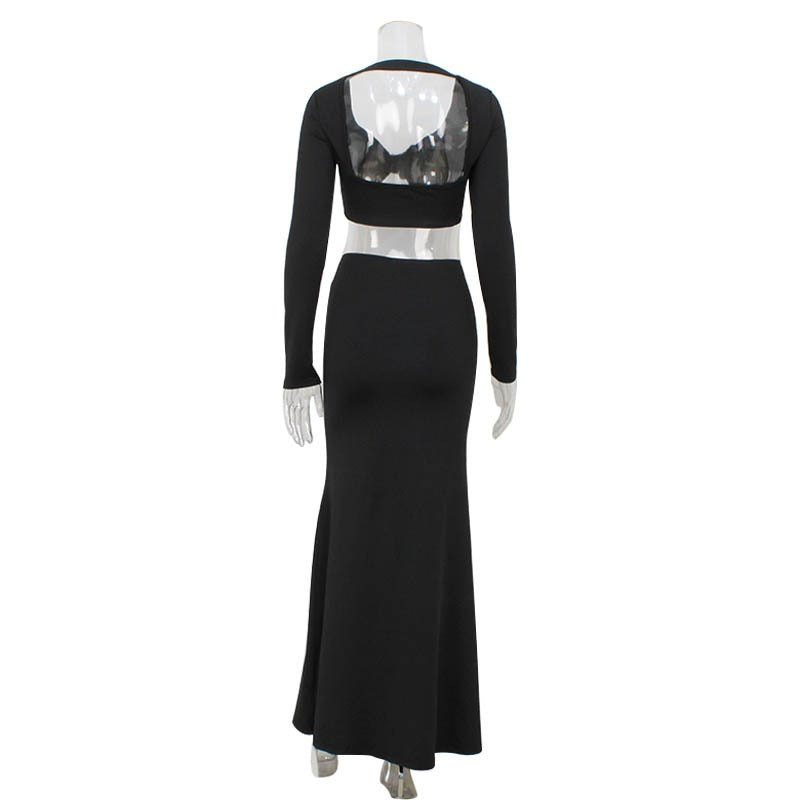 Alviana Ring Cut-Out Maxi Set