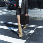 Riviera Denim & Suede Knee-High Boots