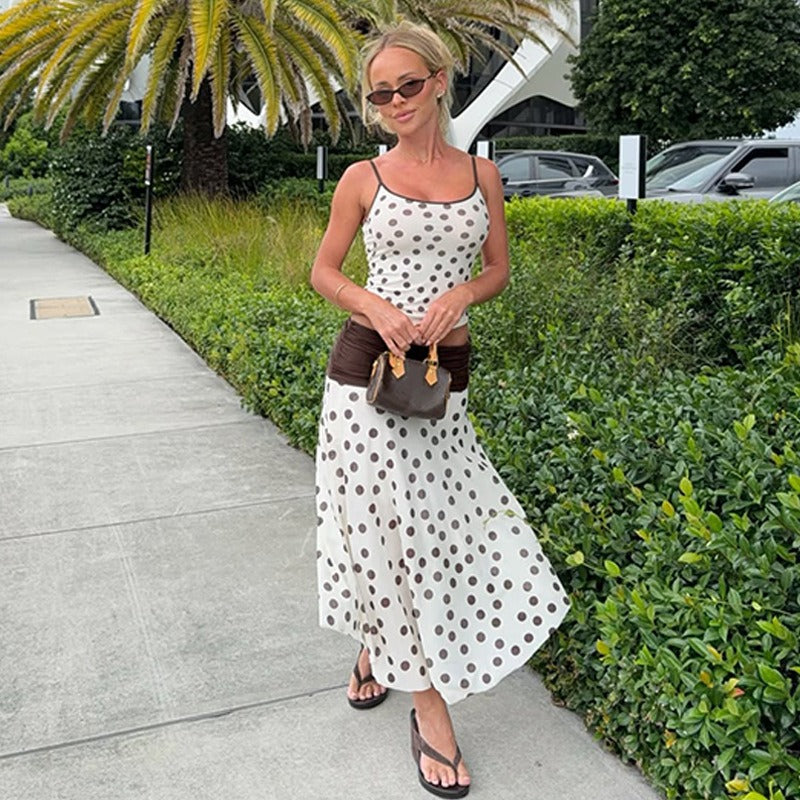 Samara Polka Dot Skirt Set