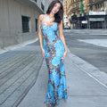 Marina Floral Print Maxi Dress