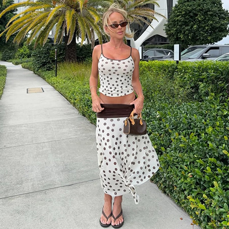 Samara Polka Dot Skirt Set