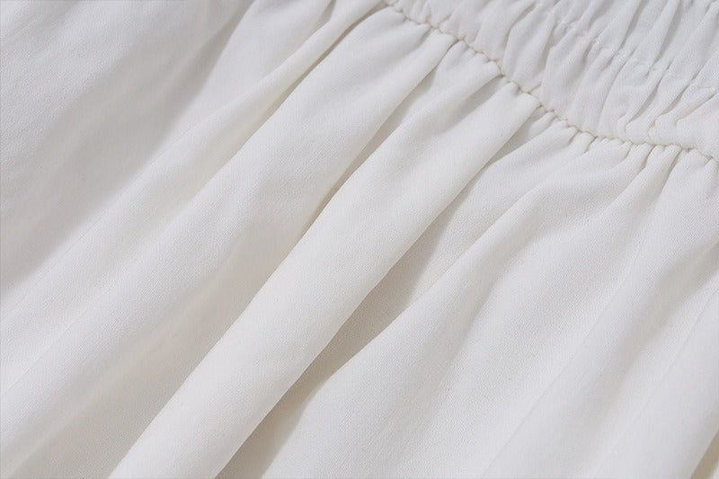 Ruffle Smocked Two Piece Skirt Set
