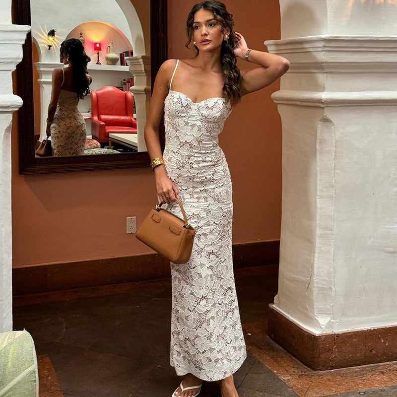 Selena Lace Maxi Dress