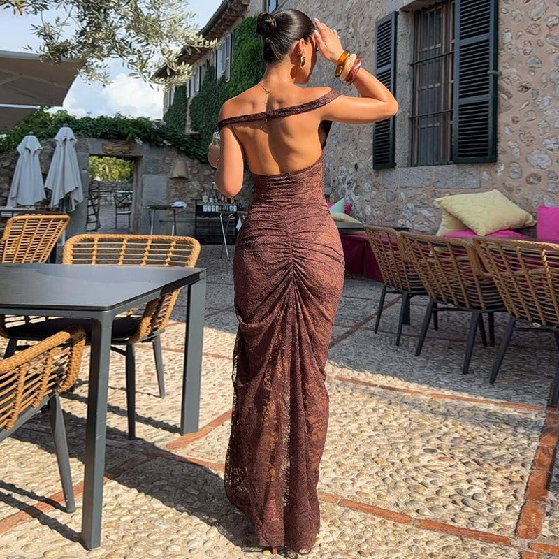Nora Lace Bodysuit & Maxi Skirt Set