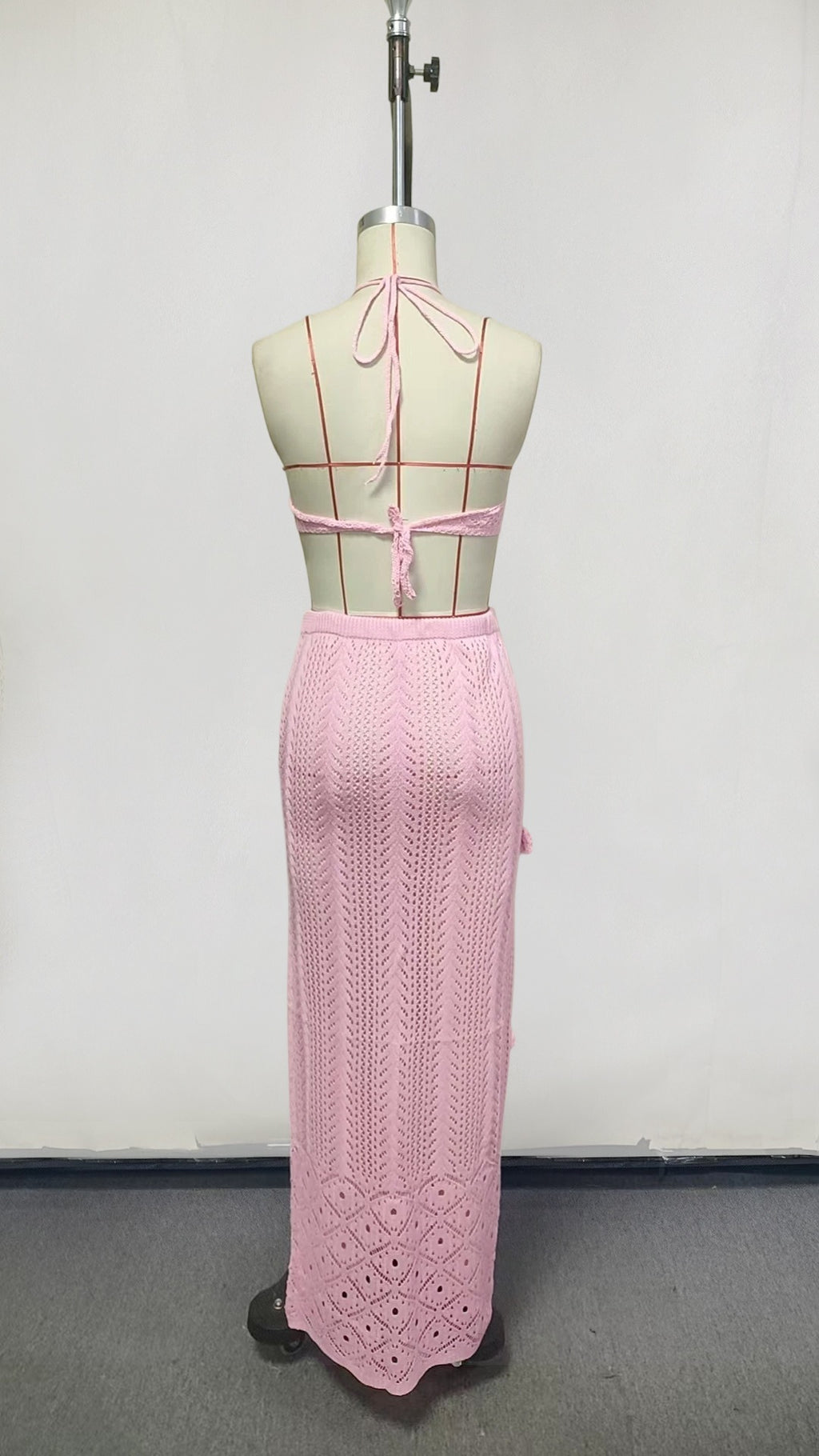 Grazia Crochet Maxi Skirt Set