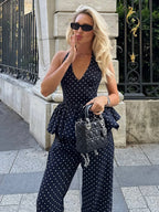 Elina Polka Dot Pants Set