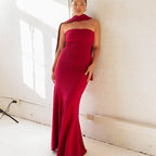 Ruela Scarf Neck Maxi Dress