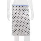Nisa Sequin Polka Dot Lace Hem Midi Skirt
