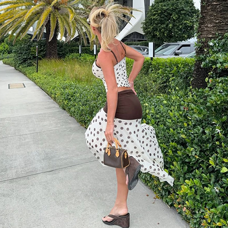 Samara Polka Dot Skirt Set