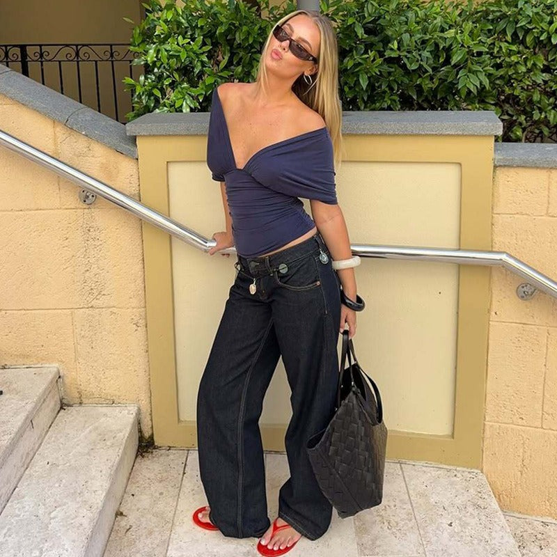 Lyla Tie-Front Ruched Top