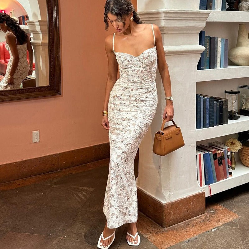 Selena Lace Maxi Dress