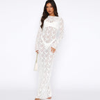Sora Sheer Lace Maxi Dress