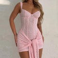 Alessia Lace Corset Mini Dress
