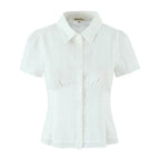 Briseis Button-Up Top & Mini Skirt Set
