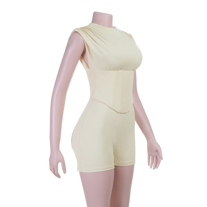 Irisa Corset Detail Romper