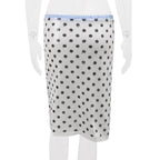 Nisa Sequin Polka Dot Lace Hem Midi Skirt