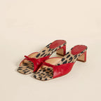 Reverie Retro Gingham Bow Mules