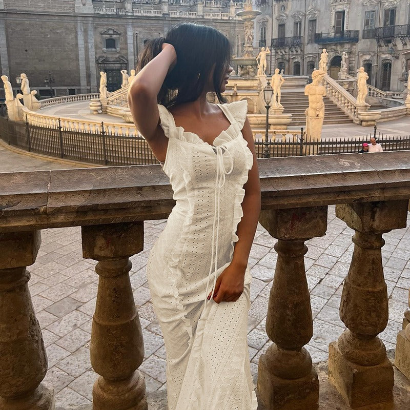 Velira Off-Shoulder Ruffle Maxi Dress