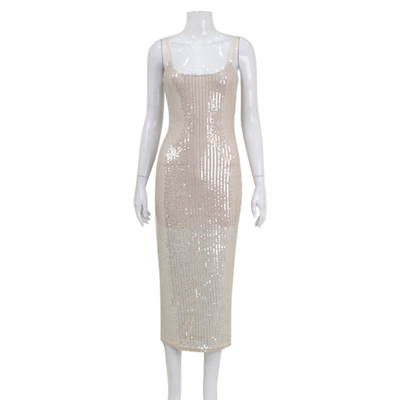 Calinae Sequin Midi Dress