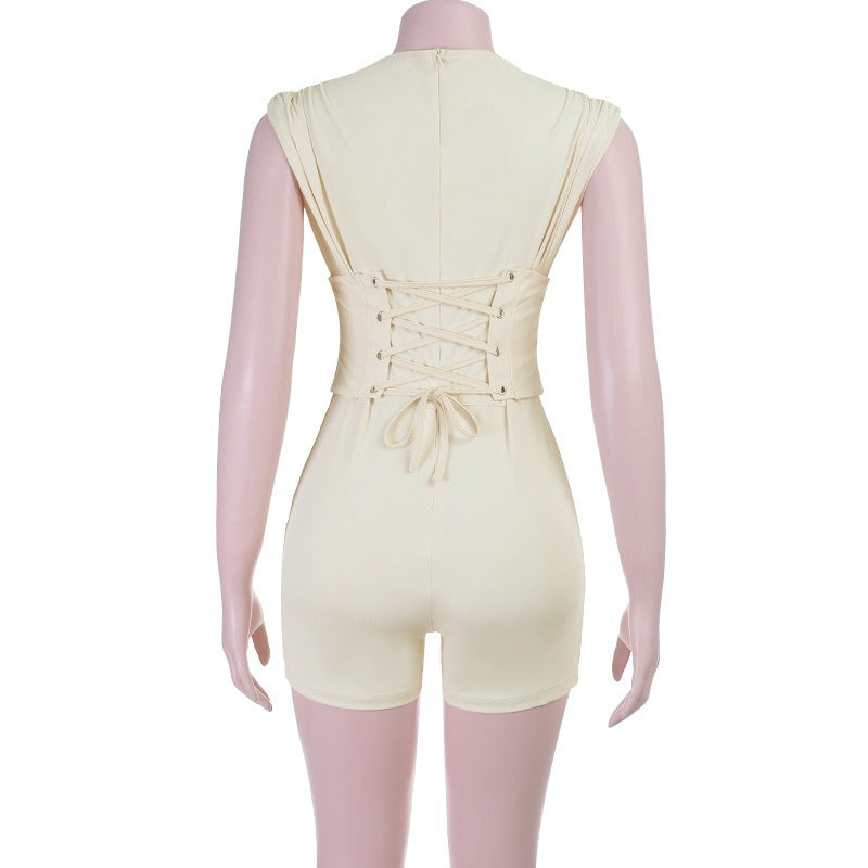 Irisa Corset Detail Romper