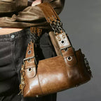 Rhea Vintage Chain Strap Shoulder Bag