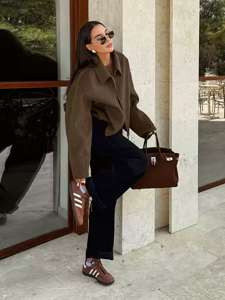 Yasmin Everyday Cropped Fleece Jacket