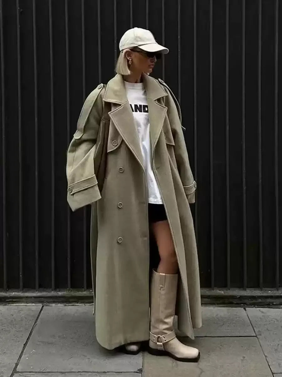 Whitney Classic Belted Trench Coat