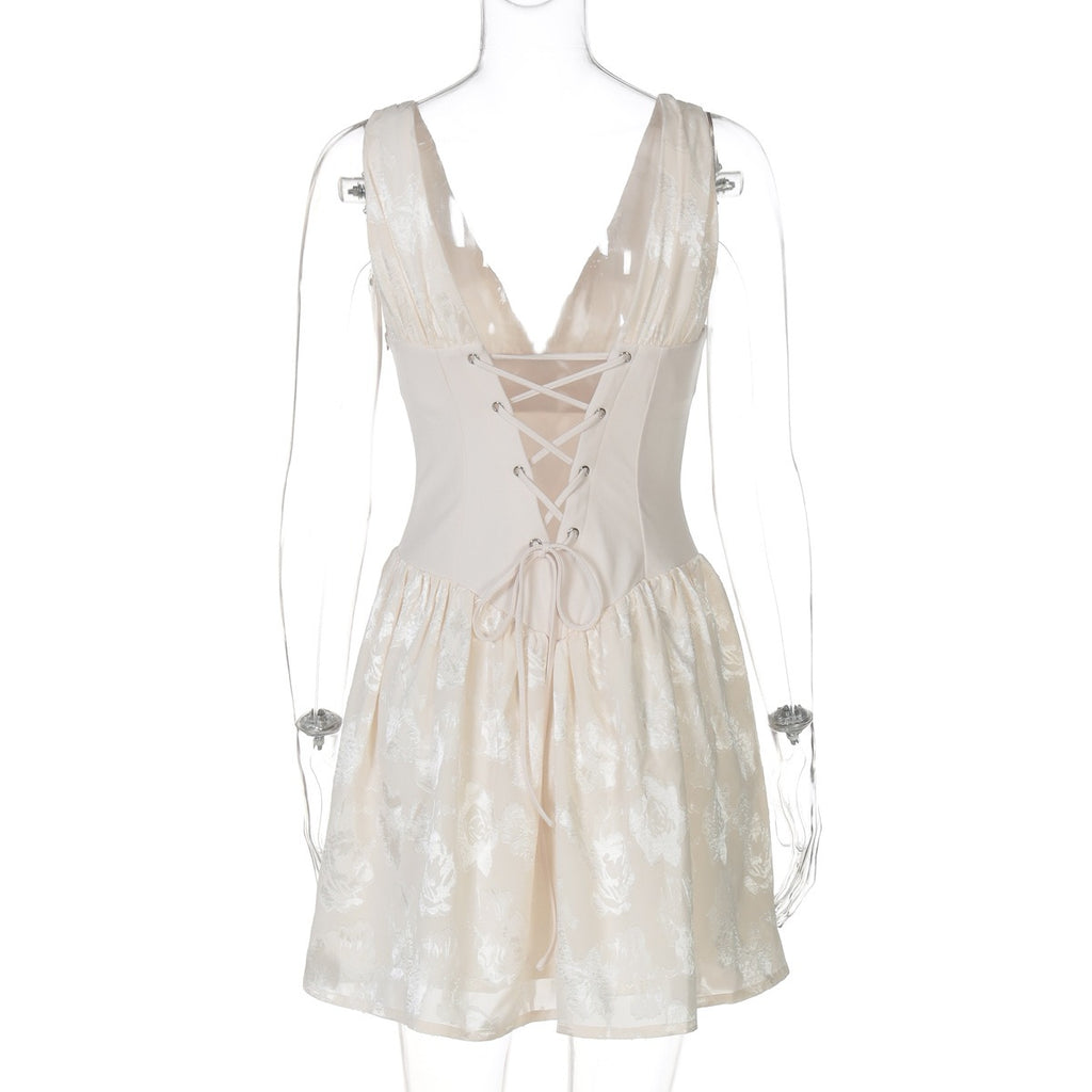 Rosalie Jacquard Mini Dress