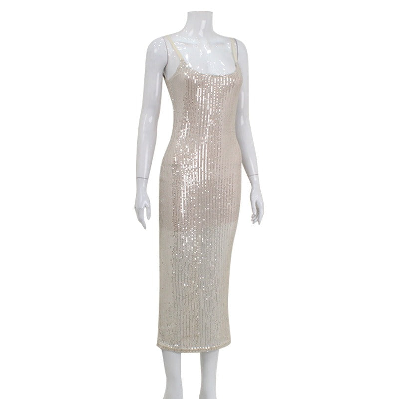 Calinae Sequin Midi Dress