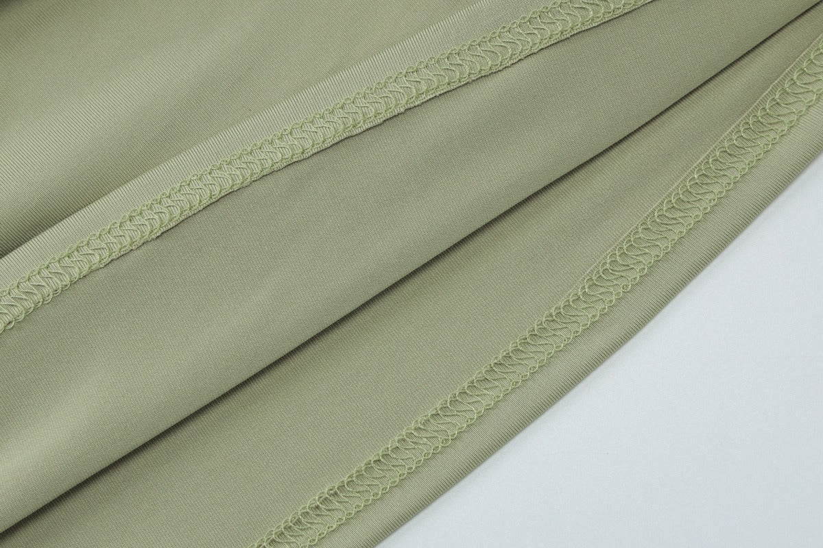 Ruched One-Shoulder Short Sleeve Top