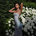 Alina Blue Paisley Cami Maxi Dress