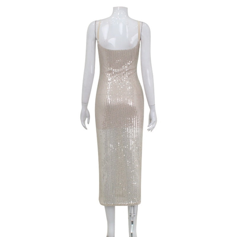 Calinae Sequin Midi Dress
