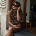 Chloe Leopard Mini Dress