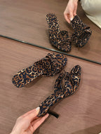 Veronica Bow-Detail Heeled Mules