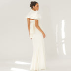 Ruela Scarf Neck Maxi Dress