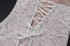 Mina Lace Corset Drape Mini Dress
