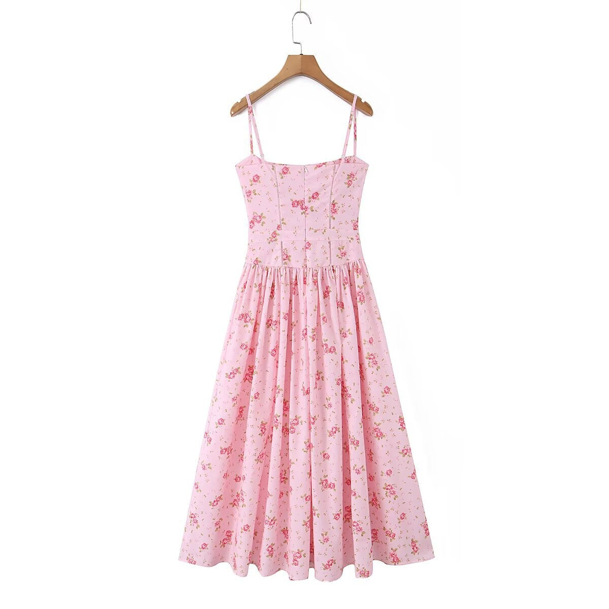 Naida Floral Corset Maxi Dress