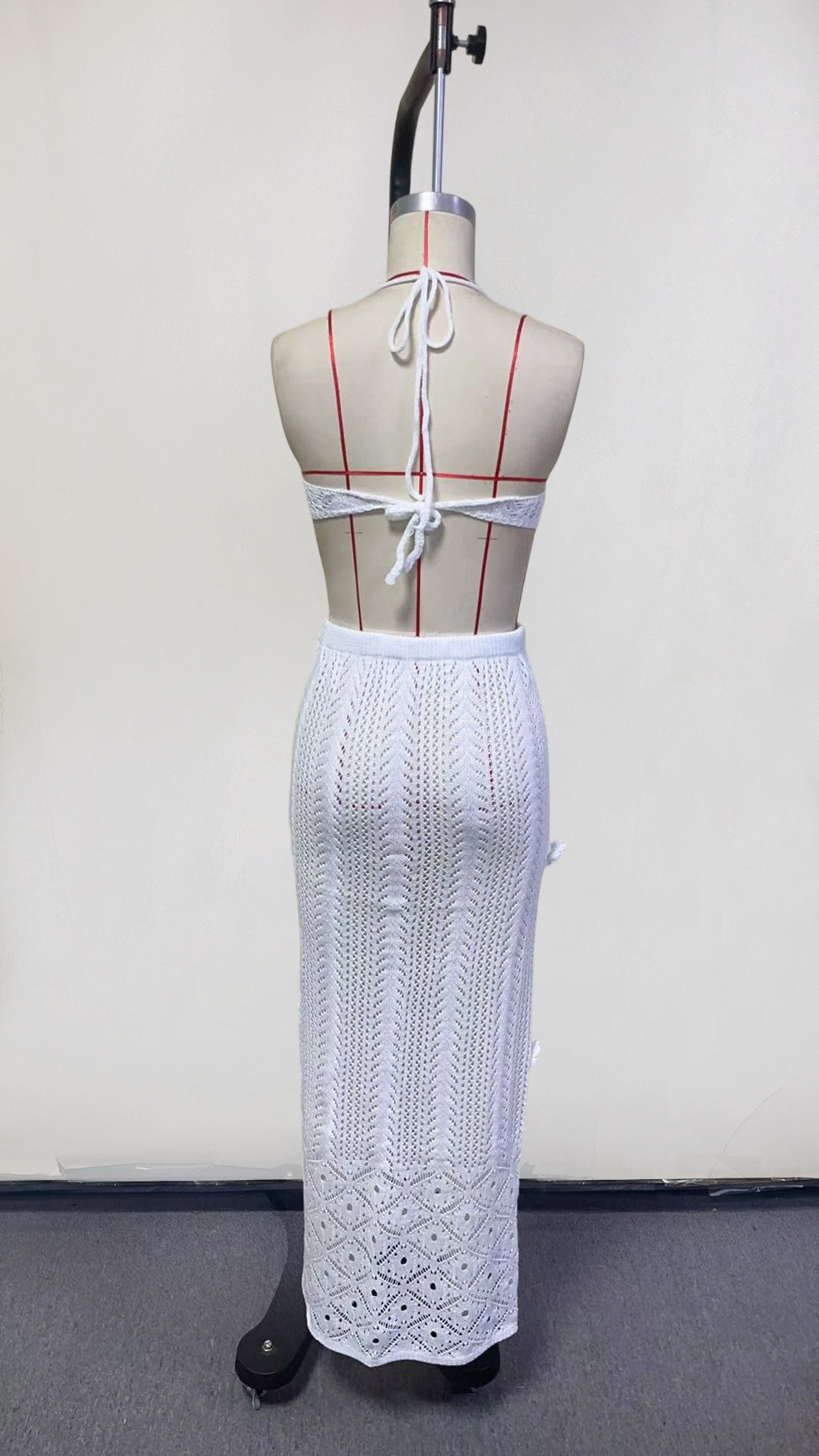 Grazia Crochet Maxi Skirt Set
