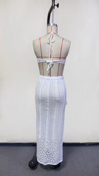 Grazia Crochet Maxi Skirt Set