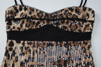 Celine Leopard Sequin Mini Dress